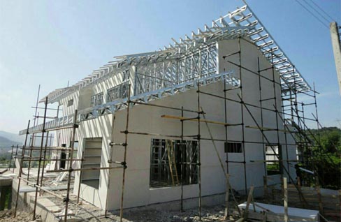 قیمت (هزینه) ساخت خانه و ویلا با سازه ی ال اس اف (LSF) در آق قلا